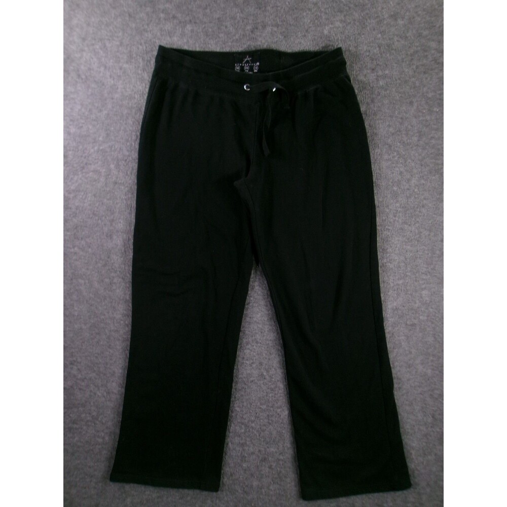 Atmosphere Pants Womens 12 Black Sweatpants Causal Lounge Athleasure Relaxed